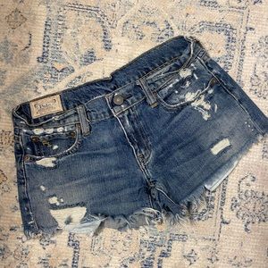 Ralph Lauren Distressed Denim Jean Shorts